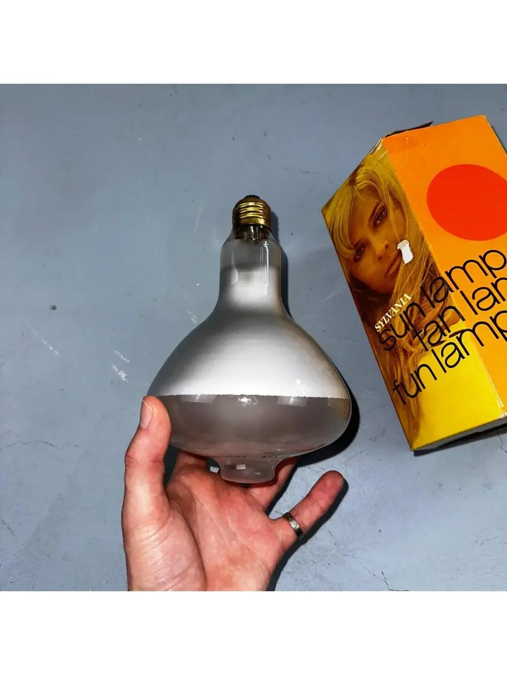USA Vintage Levitron Industrial Style Cage Chicken Coop Sun Tan Lamp Box